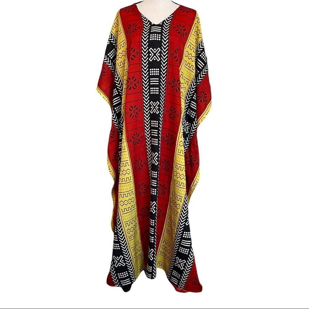 NF Tribal Print‎ Multi Color Caftan - One Size